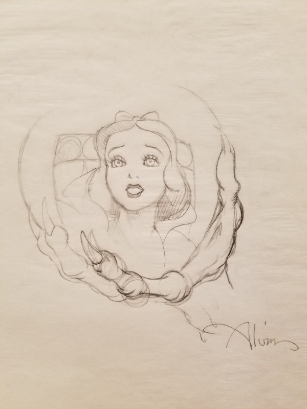 Snow White and the Seven Dwarfs Concept for Disney Fine Art 1