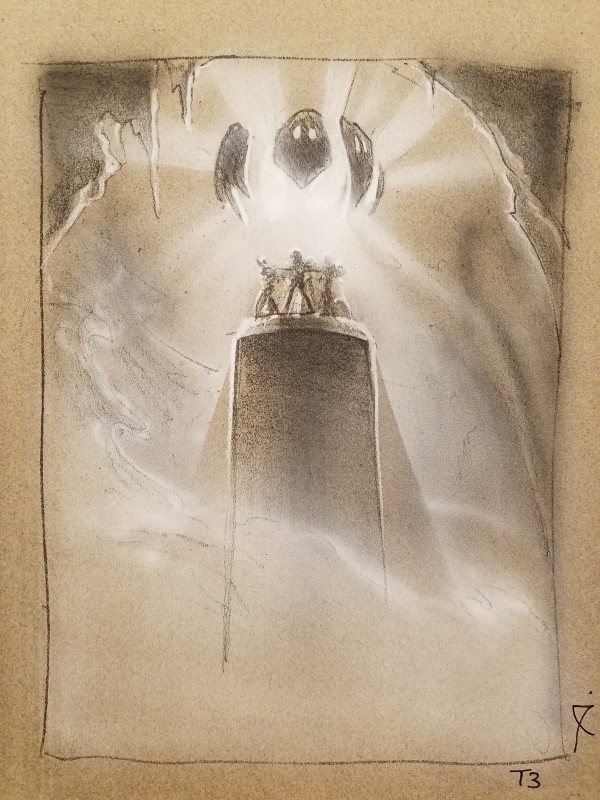 Atlantis: The Lost Empire Color Concept: Temple