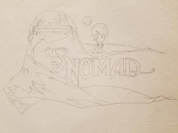 Virtual World Video Game Graphite for Key Art, Nomad