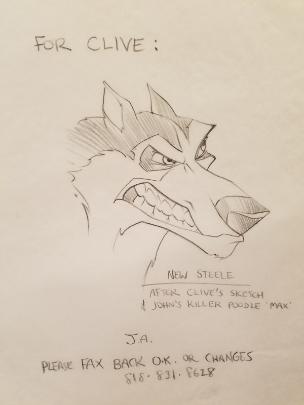 Balto Poster Concept,  "For Clive:"