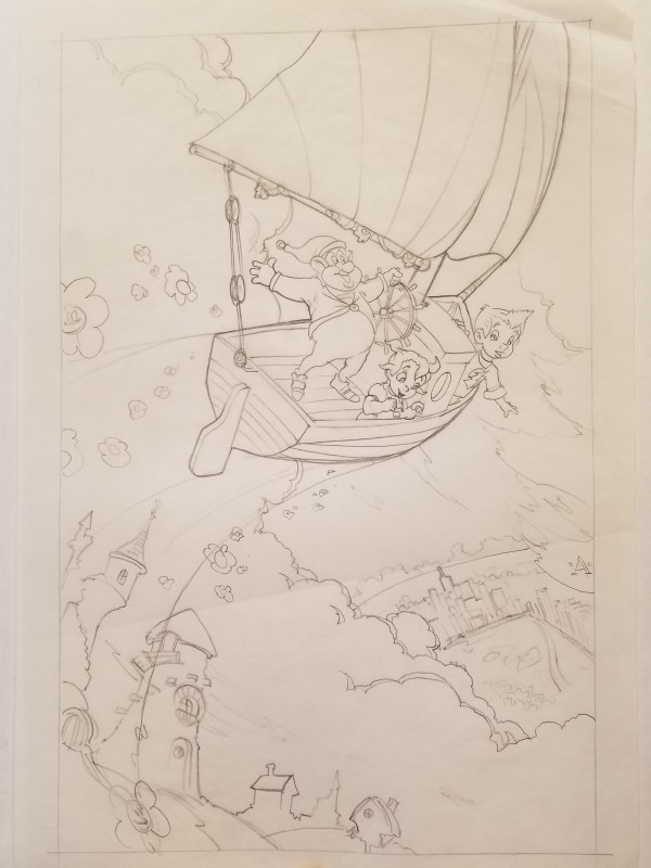 Troll in Central Park Poster Concept, Troll & Kids