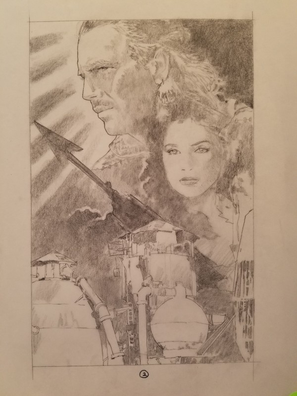 Waterworld Poster Concept, Mariner, Helen & Settlement