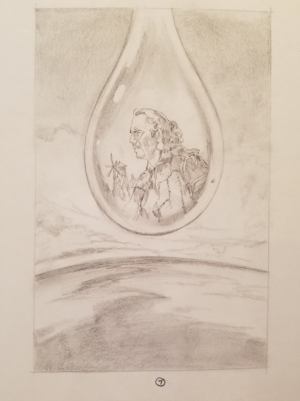 Waterworld Poster Concept, Mariner Reflected in Water