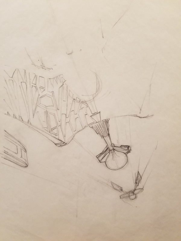 Star Trek VI The Undiscovered Country Poster Concept, Detailed Ship