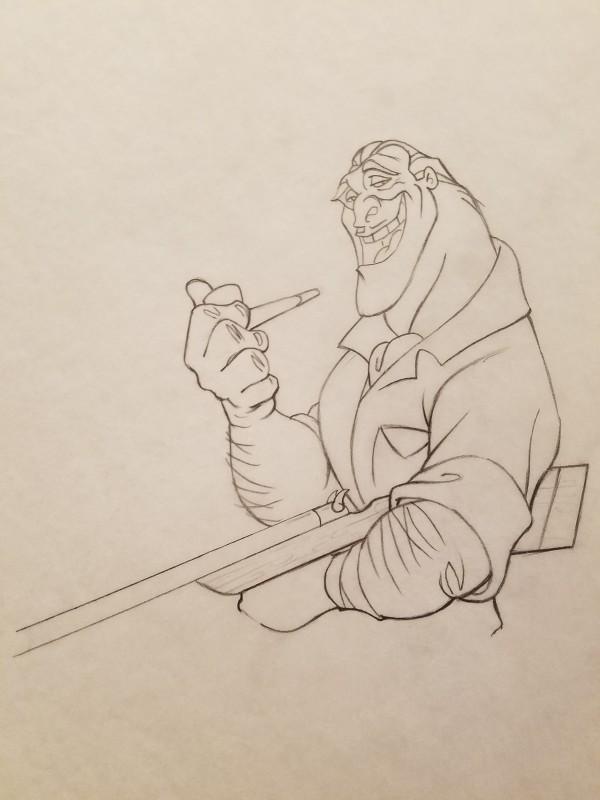 Tarzan Poster Concept, Clayton Smiling