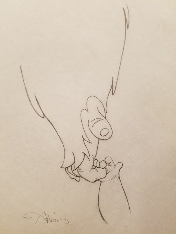 Tarzan Poster Concept, Kala's Hand Holding Baby Tarzan
