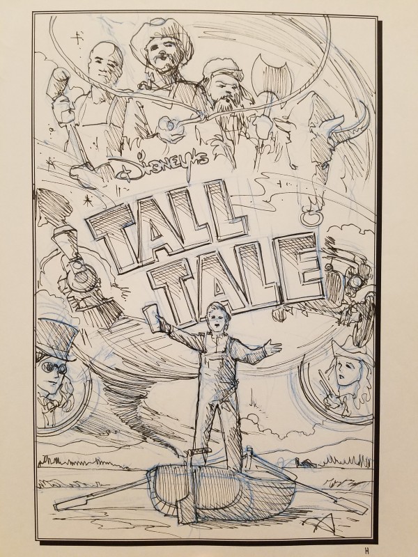 Tall Tale Poster Concept Art, Boy in Boat