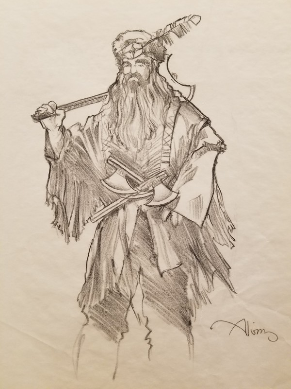 Tall Tale Poster Concept Art, Paul Bunyan