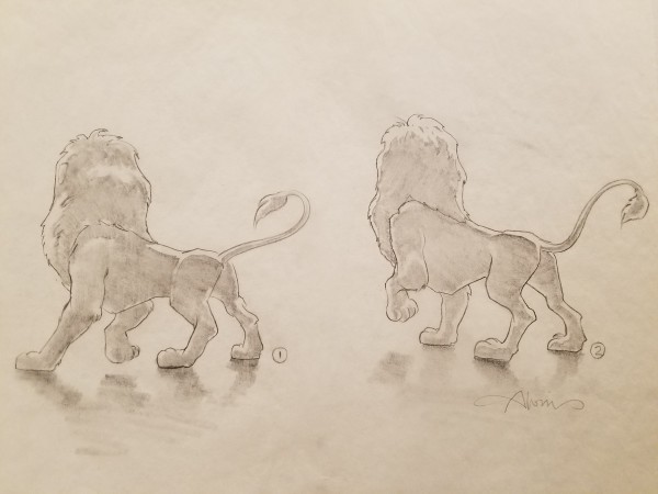 The Lion King  IMAX Poster Concept Art, Two Simbas