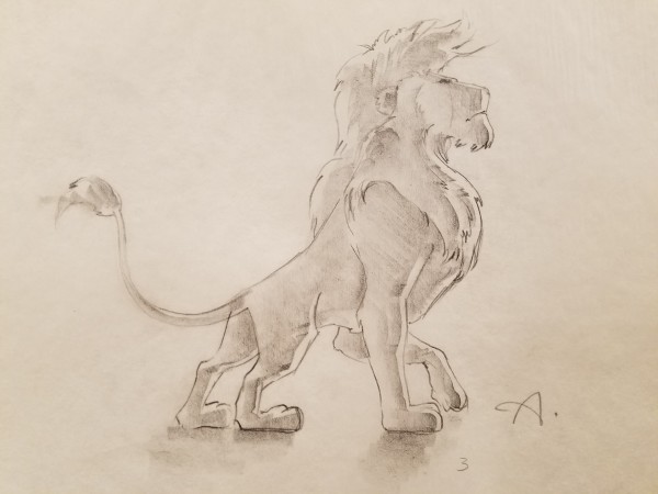 The Lion King  IMAX Poster Concept Art, Simba Standing