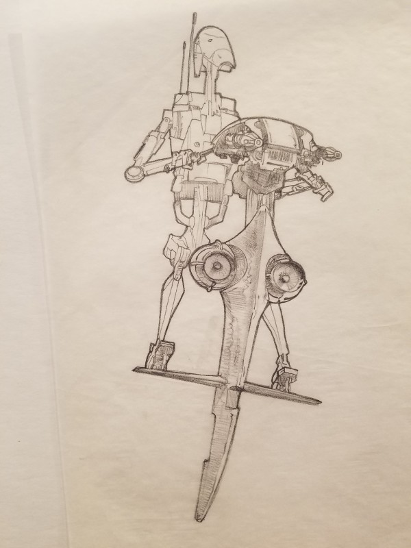 Star Wars DVD Special Edition Interior Cover Art "AS-SWG 672"