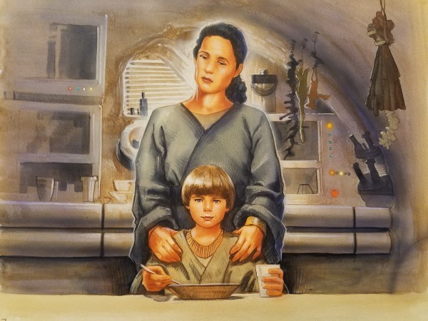 Star Wars Anakin's Fate Interior Art, Finish of Page 7