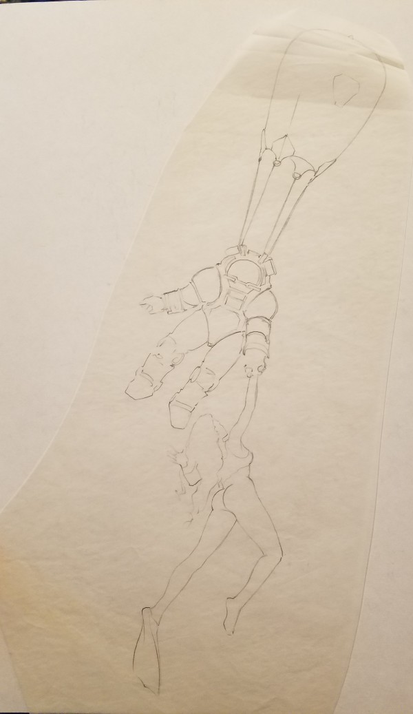 Leviathan Poster Concept, Woman With Flipper 2
