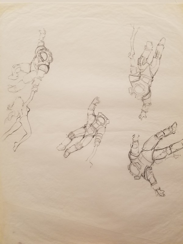 Leviathan Poster Concept, Studies of Woman