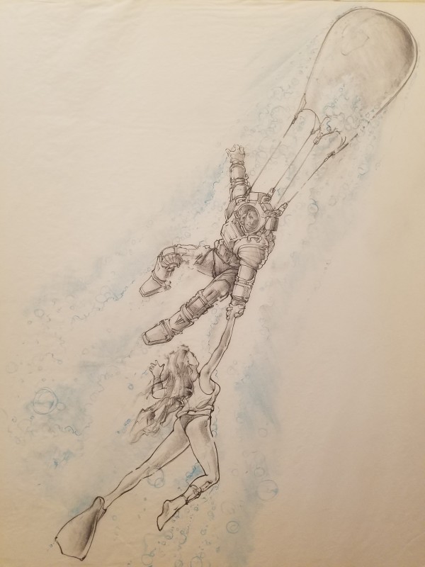 Leviathan Poster Concept: Underwater Couple