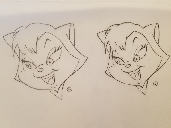 Cats Don't Dance Poster Concept, Two Faces