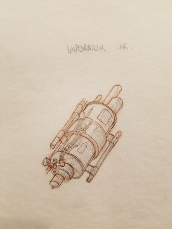 Star Wars Anakin's Fate Interior Art, Vapornator Jr.