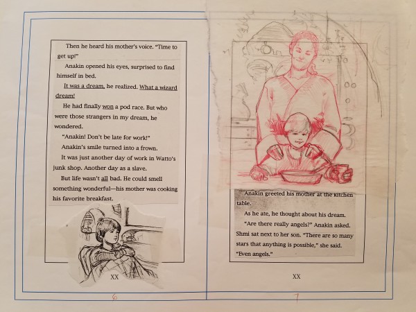 Star Wars Anakin's Fate Page Layout