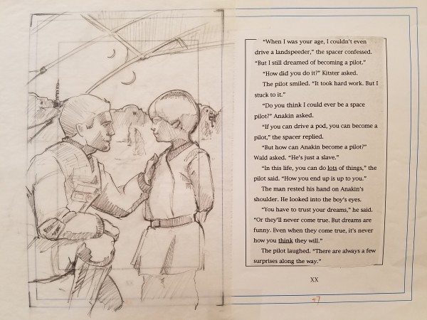 Star Wars Anakin's Fate Page Layout pg 46