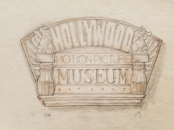 Hollywood Motion Picture Museum Logo Concept 7