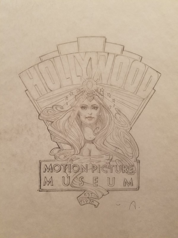 Hollywood Motion Picture Museum Logo Concept 3