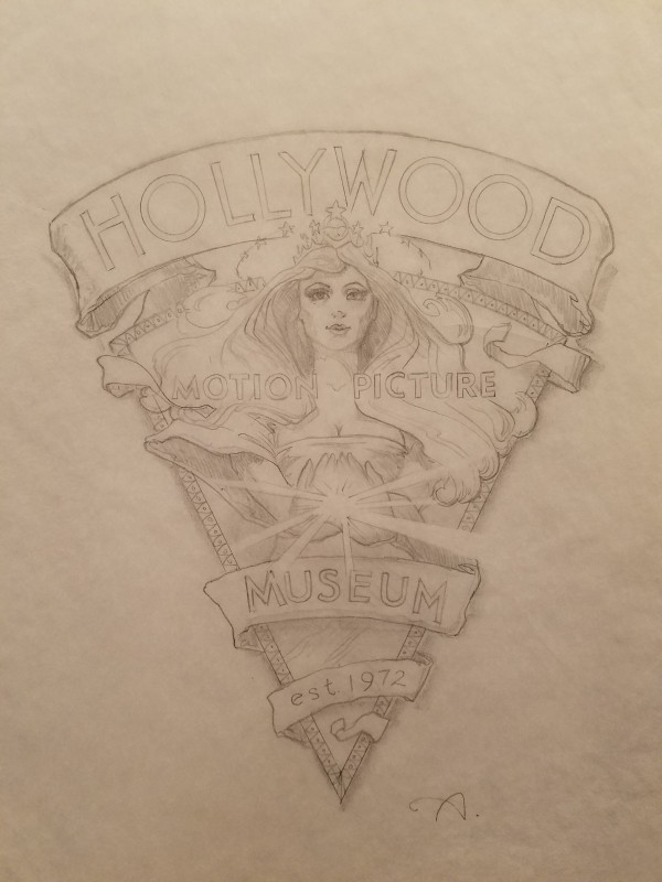 Hollywood Motion Picture Museum Logo Concept 1