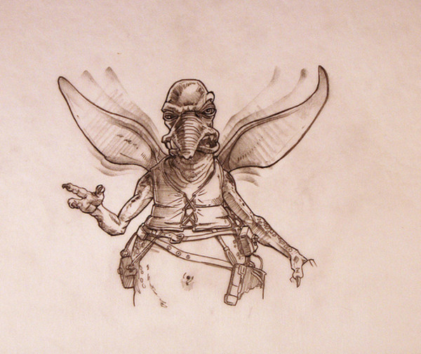 Star Wars Anakin's Fate, Watto Concept Art