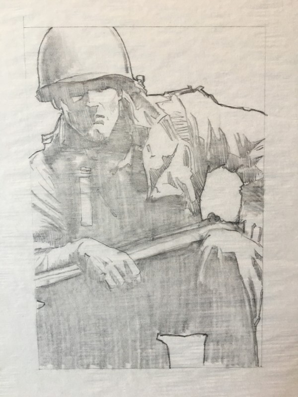 Band of Brothers Concept, Soldier Crouching
