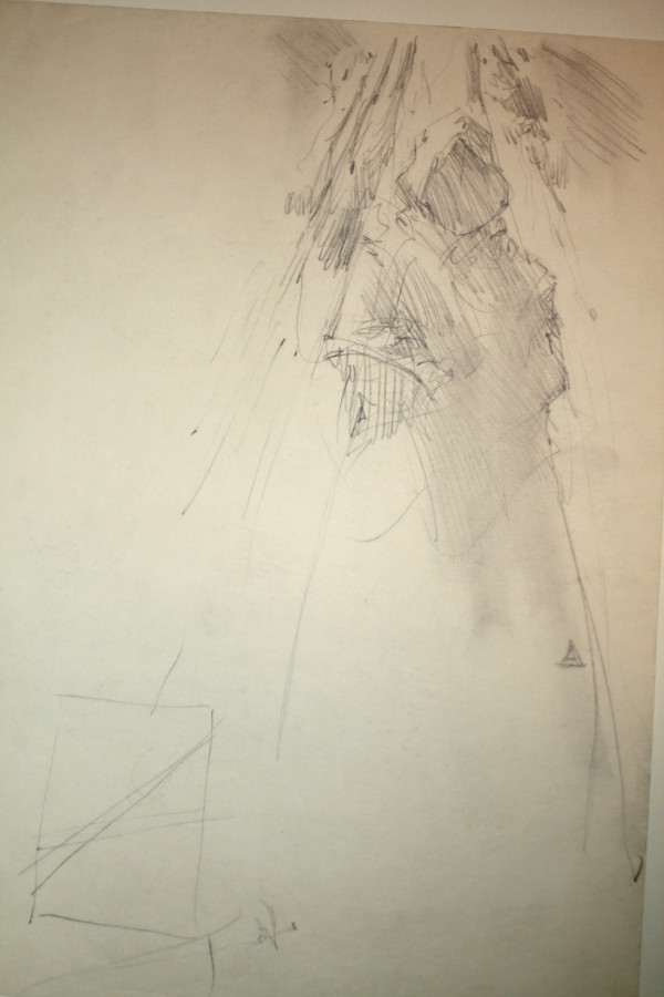 Star Wars Revenge of the Jedi Poster Concept, Jedi Cloak Rough Sketch