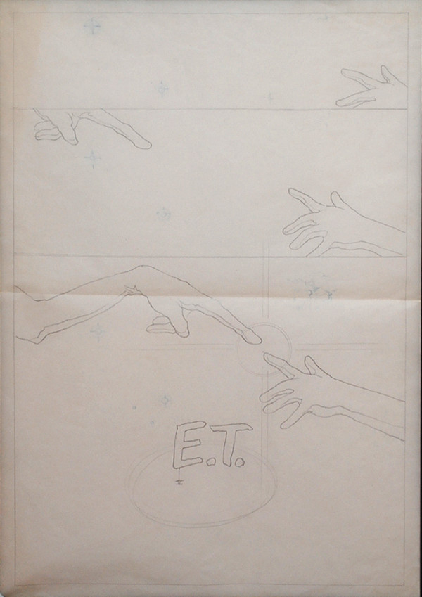 E.T. the Extra-Terrestrial Poster Concept Art, Presentation