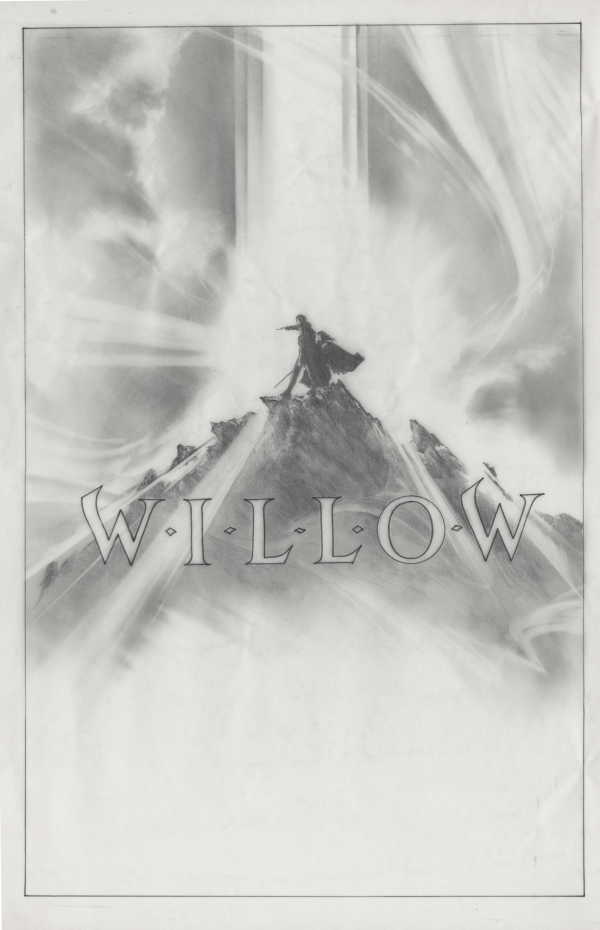 Willow Poster Concept, Sun Beaming Down on Mountaintop