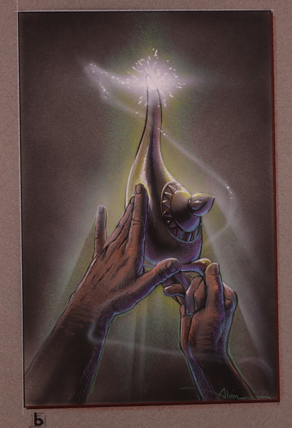 Aladdin Poster Color Concept Green Aura