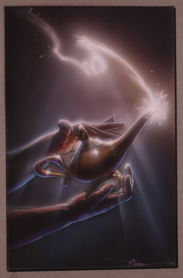 Aladdin Poster Color Concept White Aura
