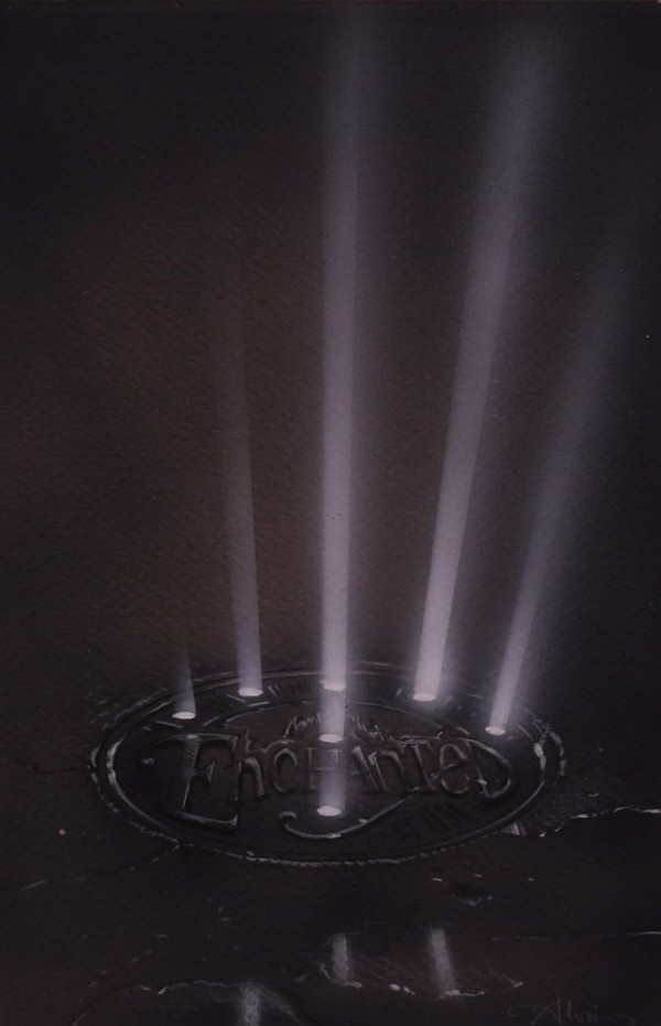 Enchanted Poster Concept, Sewer Grate Title
