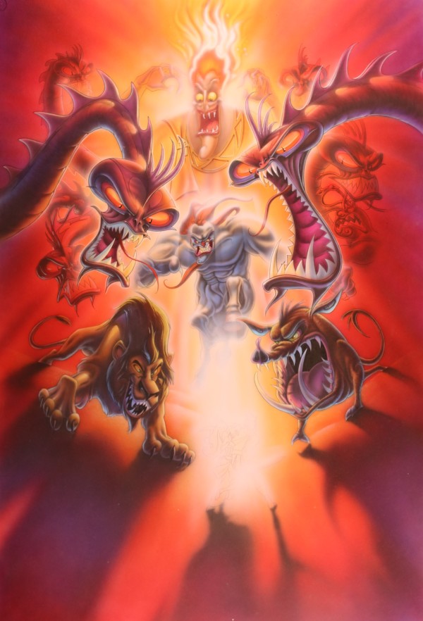 Hercules Unfinished Final Art for One Sheet (Not used)
