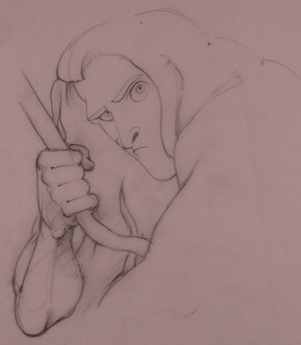 Tarzan Concept Art Inquisitive Look