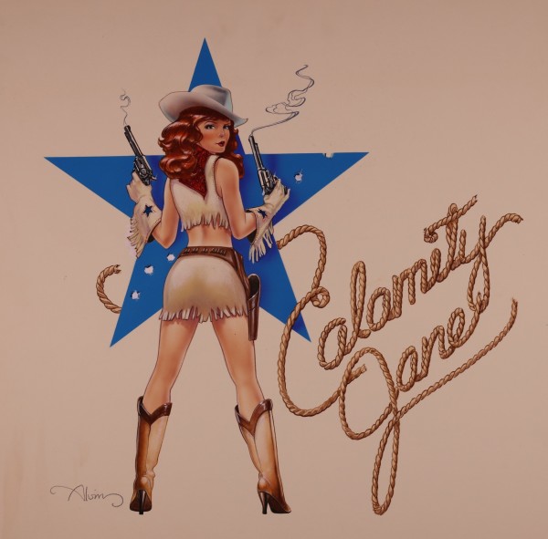 Virtual World Video Game Key Art, Calamity Jane
