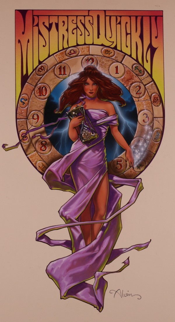 Virtual World Video Game Key Art, Mistress Quickly