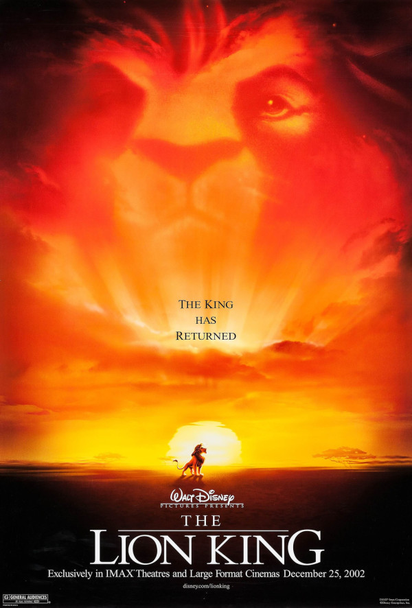 The Lion King IMAX Theatrical Release Poster by John Alvin, Image 1.