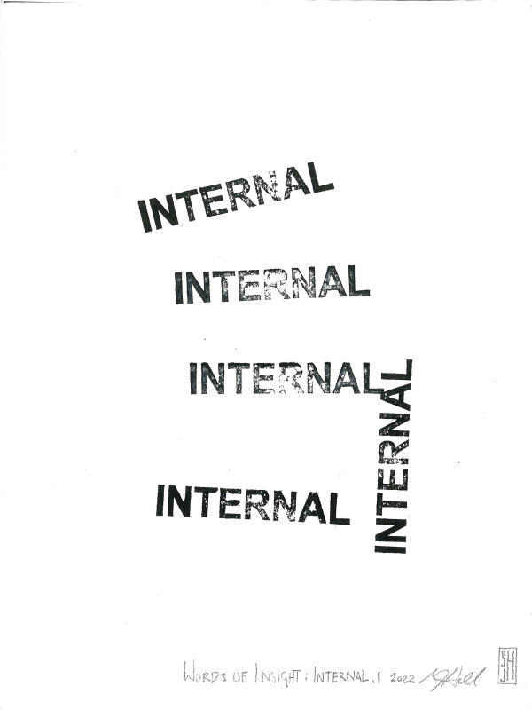 Words of Insight: Internal.1 by Sarah J. Hull