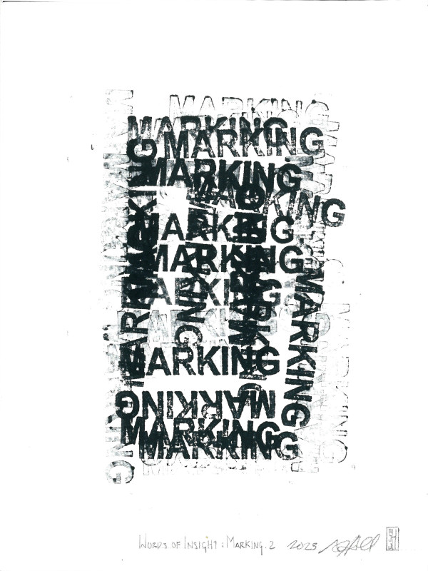 Words of Insight: Marking.2 by Sarah J. Hull