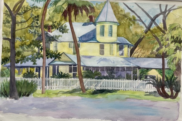 Micanopy Yellow house by SAL SIDNER