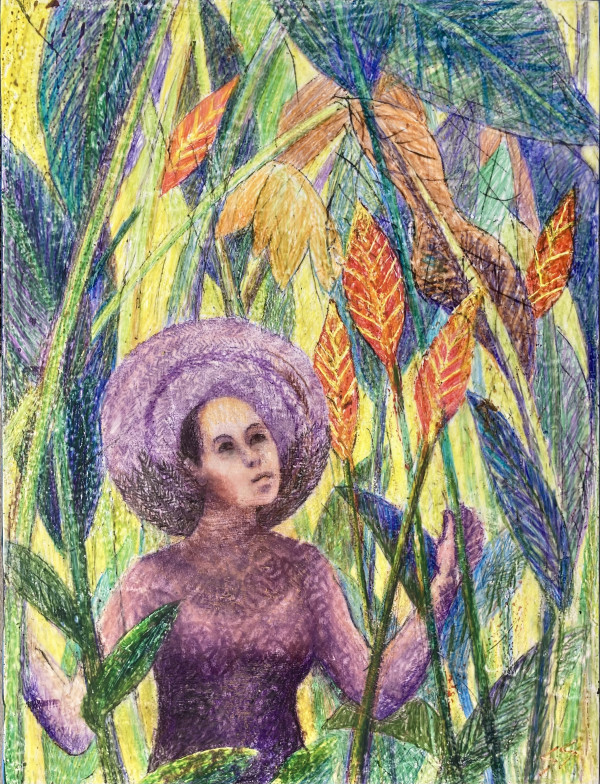 Purple Girl by SAL SIDNER