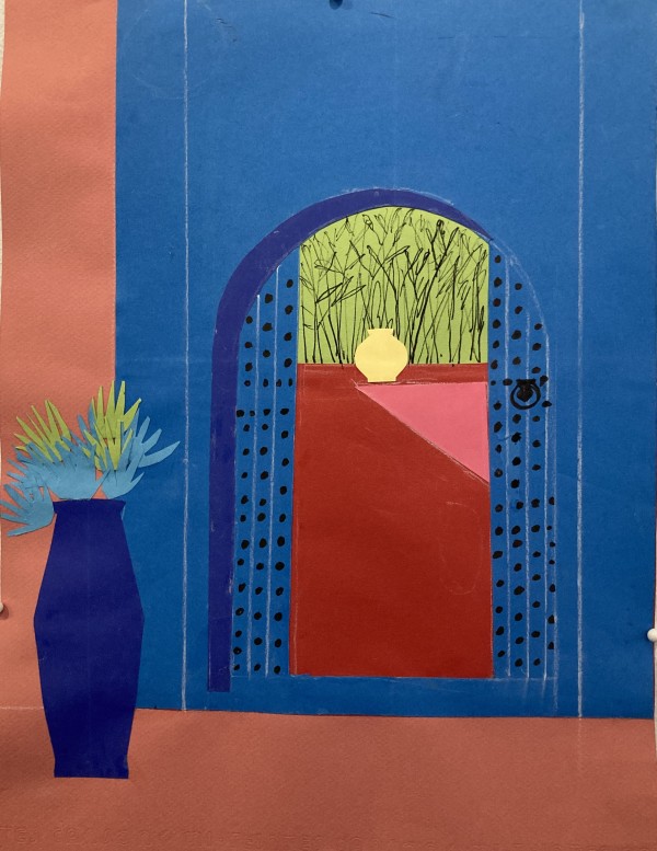 Majorelle doorway by SAL SIDNER