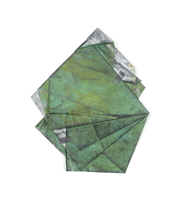 To fold is to double (35, green) by Astri Snodgrass