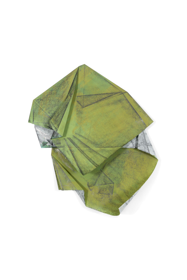To fold is to double (34, green) by Astri Snodgrass