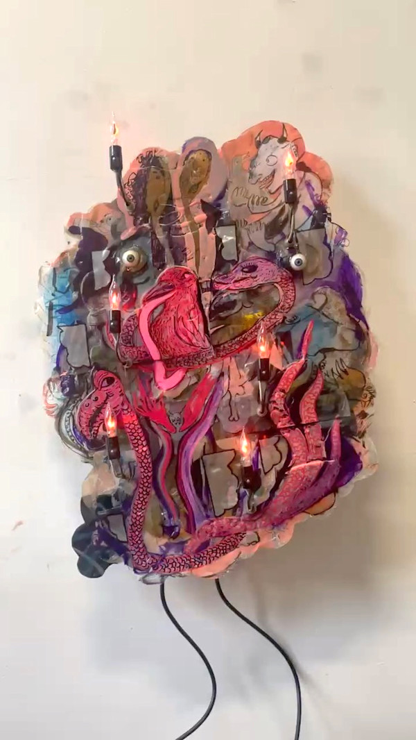 Birds and Snakes by Karim Shuquem, Image 1.
