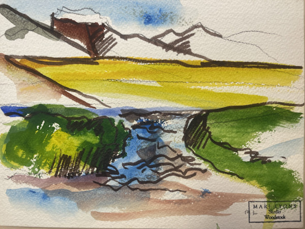 Yellow Plains Montana by Mari Lyons