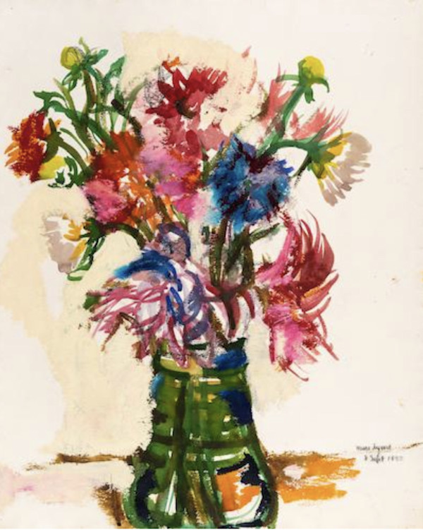 Thatch Green Vase by Mari Lyons, Image 1.