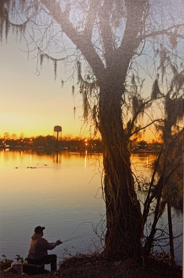 Sunset, Baton Rouge Lakes (15) by Libby Falk Jones